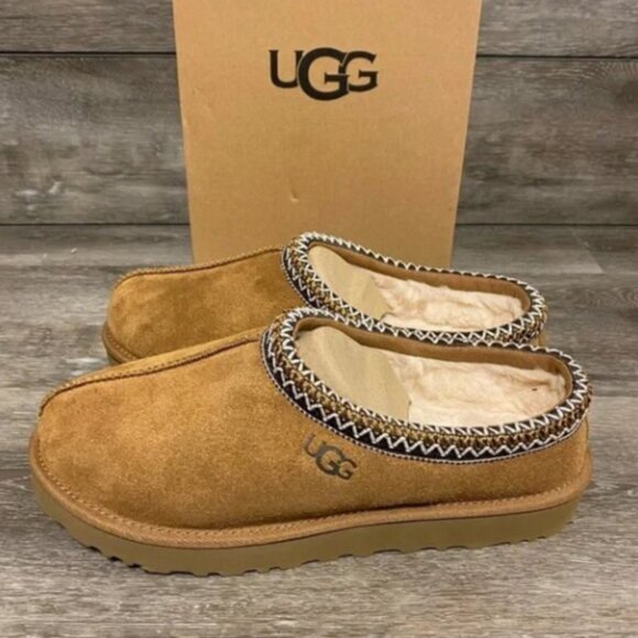 UGG Australia Tasman Chestnut Suede Slipper - Picture 2 of 6